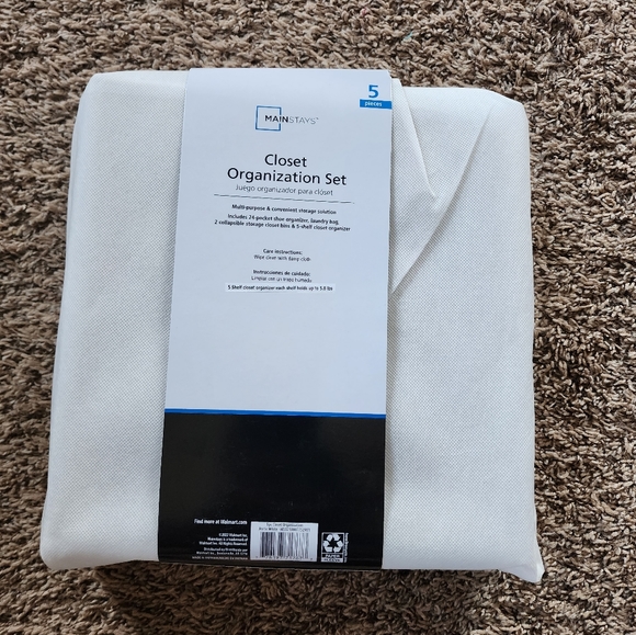 Mainstays 5 pc closet organizer - Picture 2 of 4